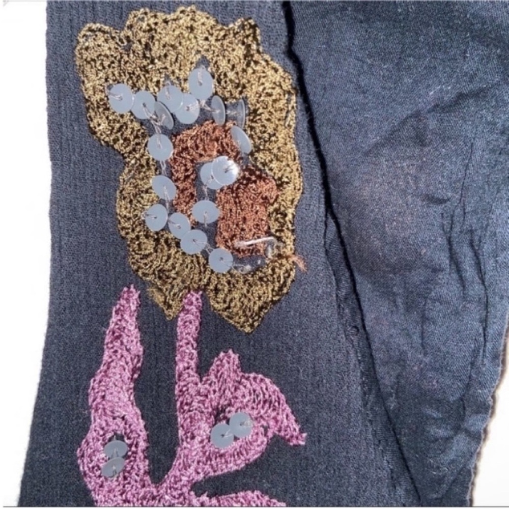 Free People dress navy blue sequin embellished mini - Picture 9 of 9